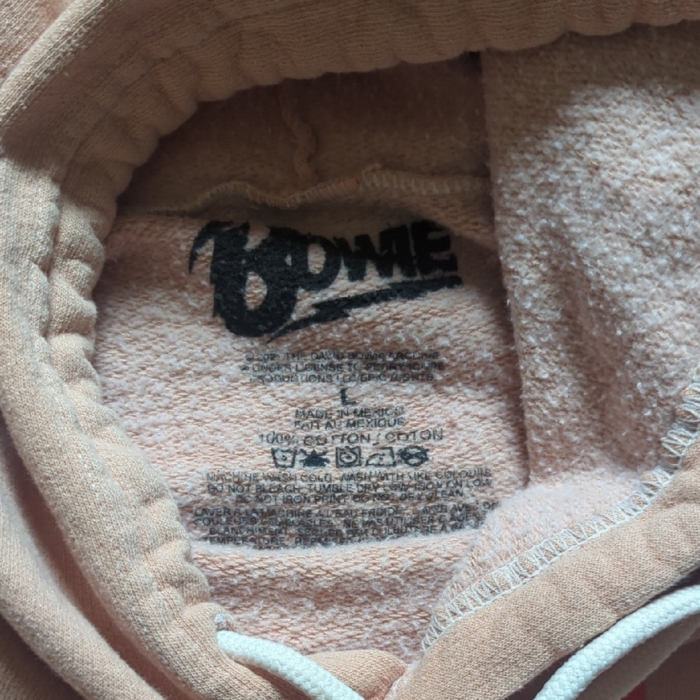 Peach Hoodie with Graphic Print - Picture 5 of 5